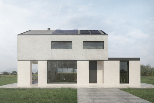 Una casa sostenibile che unisce all'architettura un'altissima efficienza