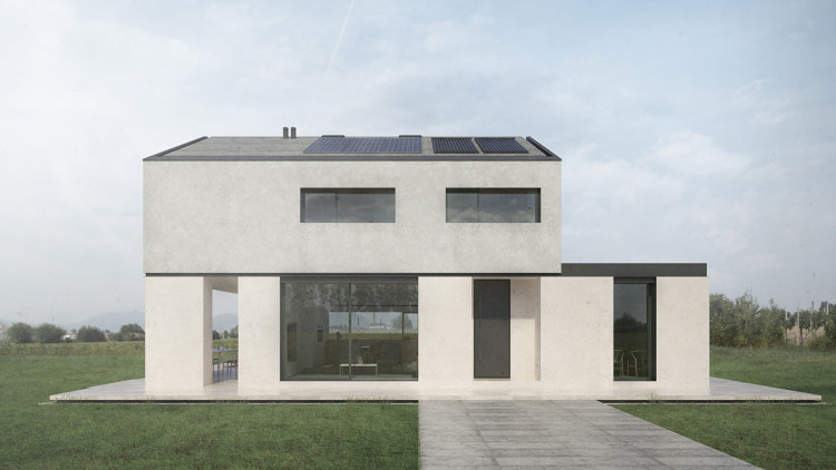 Una casa sostenibile che unisce all'architettura un'altissima efficienza